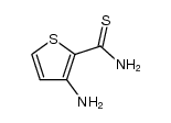 3-氨基噻吩-2-硫代甲酰胺 结构式