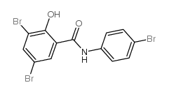 3,5,4'-三溴水杨酸苯胺 结构式