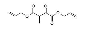2-甲基-3-氧代丁二酸 1,4-二-2-丙烯-1-基酯 结构式