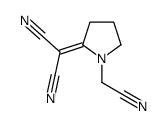 2-[1-(cyanomethyl)-2-pyrrolidinylidene]malononitrile 结构式