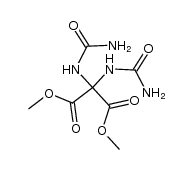 2,2-双[(氨基羰基)氨基]丙二酸 1,3-二甲酯 结构式