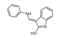 2H-Indol-2-one, 1,3-dihydro-3-[(phenylamino)methylene]-, (3Z)- 结构式