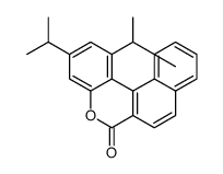 1,3-二异丙基-6H-苯并[b]萘并[1,2-d]吡喃-6-酮 结构式