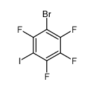 1-溴-2,3,4,6-四氟-5-碘苯 结构式
