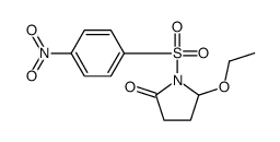 5-ethoxy-1-(4-nitrophenyl)sulfonyl-pyrrolidin-2-one 结构式