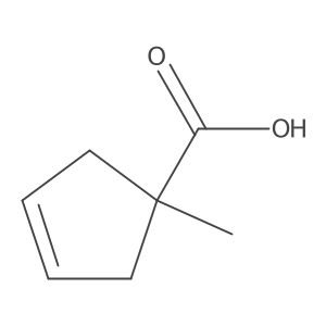 1-甲基环戊-3-烯-1-羧酸 结构式