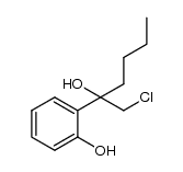 α-丁基-α-(氯甲基)-2-羟基苯甲醇 结构式