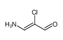 3-氨基-2-氯丙烯醛 结构式