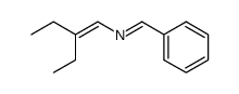 1-Buten-1-amine, 2-ethyl-N-(phenylmethylene)- 结构式