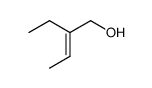 反式-2-乙基-2-丁烯-1-醇 结构式