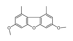Dibenzofuran, 3,7-dimethoxy-1,9-dimethyl- 结构式