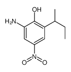 2-氨基-6-仲丁基-4-硝基苯酚 结构式