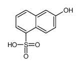 6-羟基-1-萘磺酸 结构式