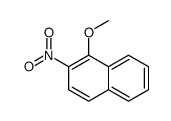 1-甲氧基-2-硝基萘 结构式