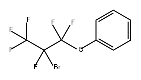 Benzene, (2-bromo-1,1,2,3,3,3-hexafluoropropoxy)- 结构式