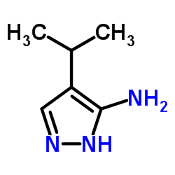 4-异丙基-1H-吡唑-3-胺 结构式