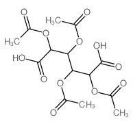 2,3,4,5-四乙酰氧基己二酸 结构式