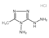 3-肼基-5-甲基-4H-1,2,4-三唑-4-胺盐酸盐 结构式