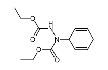 1,2-Hydrazinedicarboxylic acid, 1-(2,5-cyclohexadien-1-yl)-, 1,2-diethyl ester 结构式