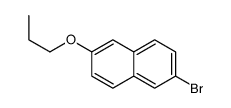 2-溴-6-丙氧基萘 结构式