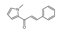 1-(1-甲基-1H-吡咯-2-基)-3-苯基-2-丙烯-1-酮 结构式
