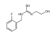Thiourea, N-[(2-fluorophenyl)methyl]-N'-(2-hydroxyethyl)- 结构式
