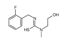 Thiourea, N'-[(2-fluorophenyl)methyl]-N-(2-hydroxyethyl)-N-methyl- 结构式