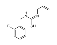 Thiourea, N-[(2-fluorophenyl)methyl]-N'-2-propen-1-yl- 结构式