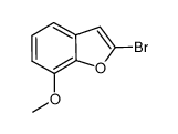 2-溴-7-甲氧基苯并呋喃 结构式