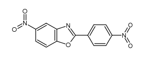 2-(4-硝基苯基)-5-硝基苯并恶唑 结构式