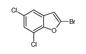 2-溴-5,7-二氯苯并呋喃 结构式