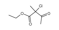 2-氯-2-甲基-3-氧代丁酸乙酯 结构式