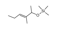 Silane, [(1,2-dimethyl-2-pentenyl)oxy]trimethyl-, (E)- (9CI) 结构式