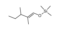 Silane, [(2,3-dimethyl-1-penten-1-yl)oxy]trimethyl- 结构式