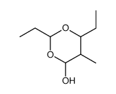 2,6-二乙基-5-甲基-1,3-二氧六环-4-醇 结构式
