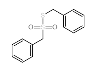 Benzenemethanesulfonothioicacid, S-(phenylmethyl) ester 结构式