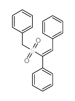 Sulfone, benzyl1,2-diphenylvinyl (6CI,8CI) 结构式