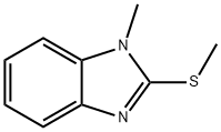 1-甲基-2-(甲硫基)-1H-苯并咪唑 结构式