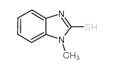 1-甲基-1H-苯并咪唑-2-硫醇 结构式