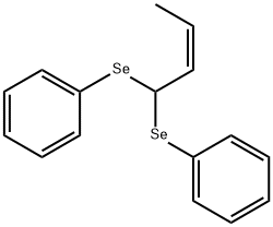 Benzene, 1,1'-[2-butenylidenebis(seleno)]bis-, (Z)- (9CI) 结构式