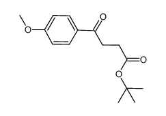 Benzenebutanoic acid, 4-methoxy-γ-oxo-, 1,1-dimethylethyl ester 结构式