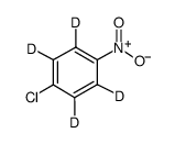 对硝基氯苯-D4 结构式