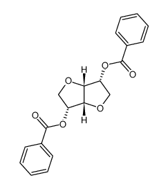 1,4:3,6-二脱水-D-甘露醇-2,5-二苯甲酸酯 结构式