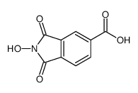 2,3-二氢-2-羟基-1,3-二氧代-1H-异吲哚-5-羧酸 结构式