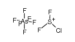 Sulfur(1+), chlorodifluoro-, hexafluoroarsenate(1-) (9CI) 结构式
