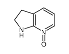 1H-Pyrrolo[2,3-b]pyridine,2,3-dihydro-,7-oxide(6CI) 结构式