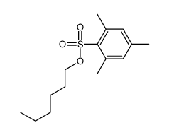 2,4,6-三甲基苯磺酸己酯 结构式