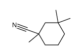 1,3,3-三甲基环己烷甲腈 结构式