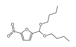 2-(二丁氧基甲基)-5-硝基呋喃 结构式