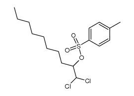 2-Decanol, 1,1-dichloro-, 2-(4-methylbenzenesulfonate) 结构式